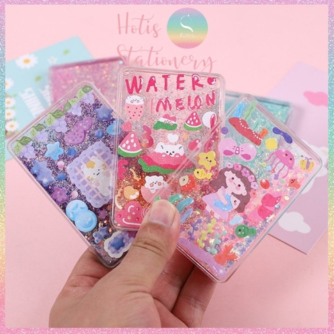 [HOTIS] Khung kim tuyến cát chảy DIY để bàn hoặc móc chìa khóa, balo xinh xắn