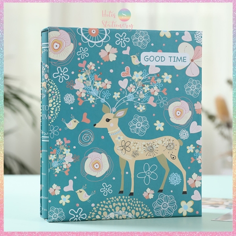 [HOTIS] Album đựng 200 ảnh 12x16cm có kèm hộp đựng cao cấp - KT 22x25.5x5.5cm