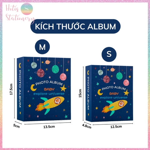 [HOTIS] Album đựng 100 ảnh lưu trữ kỷ niệm - 2 size S M