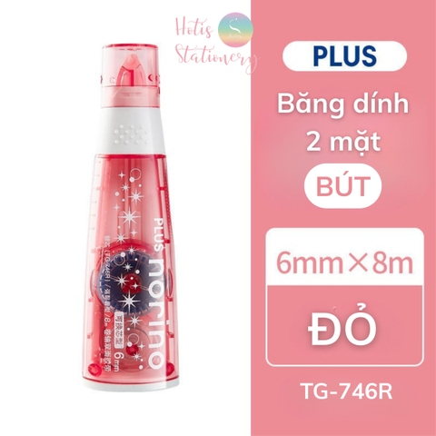 [HOTIS] Băng dính 2 mặt dạng bút xóa kéo trang trí sổ handmade DIY