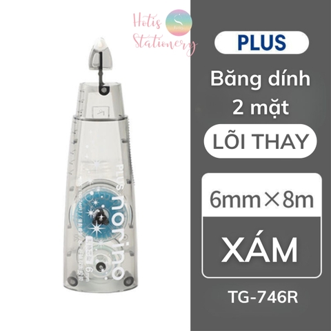 [HOTIS] Băng dính 2 mặt dạng bút xóa kéo trang trí sổ handmade DIY