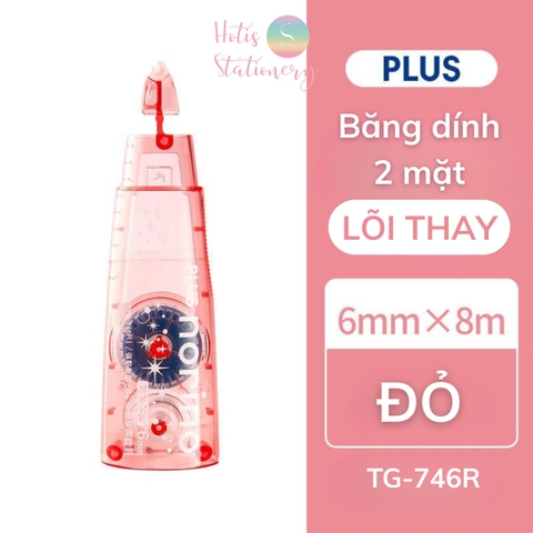 [HOTIS] Băng dính 2 mặt dạng bút xóa kéo trang trí sổ handmade DIY