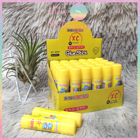 [HOTIS] Hộp 24 chai hồ khô 9gr dán giấy Glue Stick độ dính cao, tiện lợi