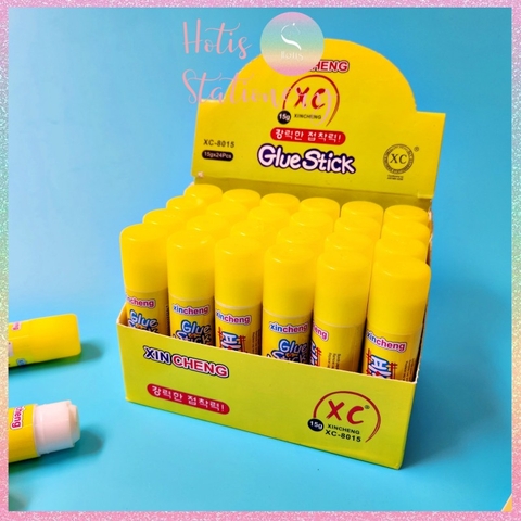 [HOTIS] Hộp 24 chai hồ khô 15gr dán giấy Glue Stick độ dính cao, tiện lợi
