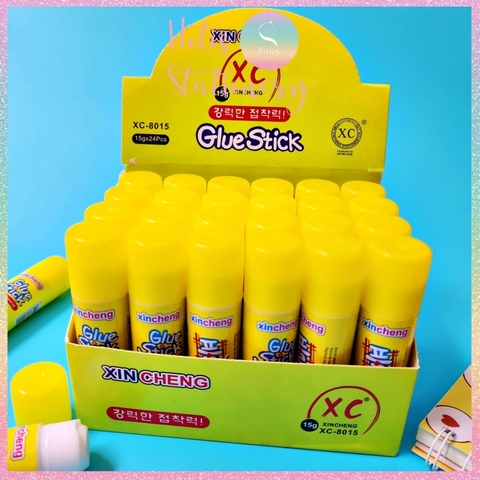 [HOTIS] Hộp 24 chai hồ khô 15gr dán giấy Glue Stick độ dính cao, tiện lợi