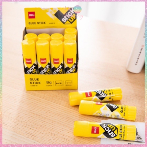 [HOTIS] Hồ khô 8g/ 15g/ 36g Deli Glue Stick 3 màu chai lớn tiết kiệm hơn