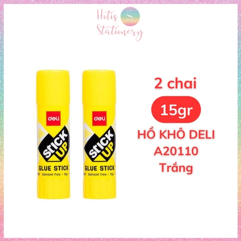 [HOTIS] Hồ khô 8g/ 15g/ 36g Deli Glue Stick 3 màu chai lớn tiết kiệm hơn