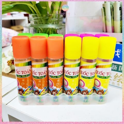 Keo dán giấy Quốc Toàn hồ dán độ dính cao, không độc hại - Chai 30ml