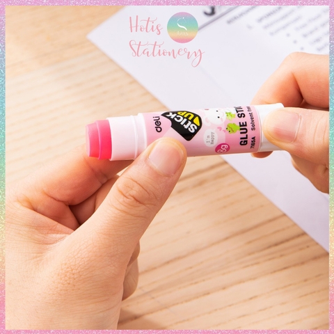 [HOTIS] Hộp 12 chai hồ khô 8g/ 15g/ 36g Deli Glue Stick 3 màu chai lớn tiết kiệm hơn