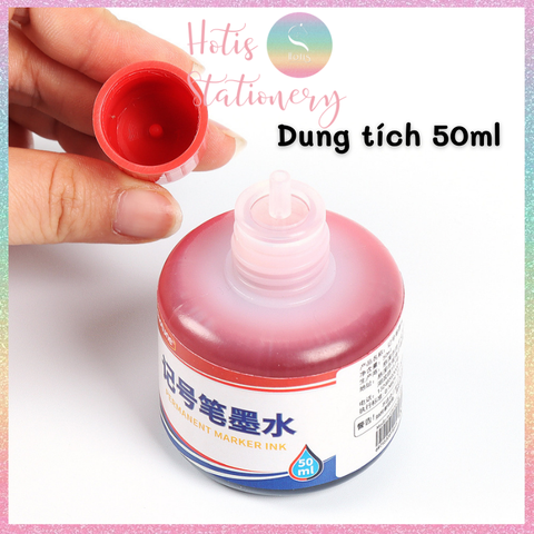 [HOTIS] Mực bút lông dầu Chotune Permanent Marker Ink - Lọ 50ml
