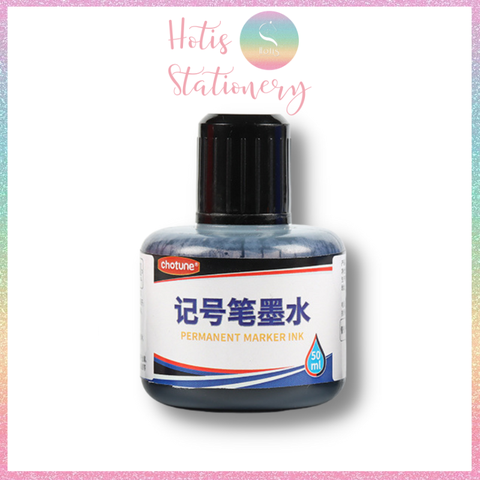 [HOTIS] Mực bút lông dầu Chotune Permanent Marker Ink - Lọ 50ml
