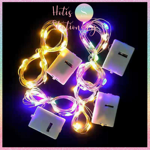 [HOTIS] Dây đèn led đom đóm trang trí hộp quà tặng, bó hoa - Dài 1m