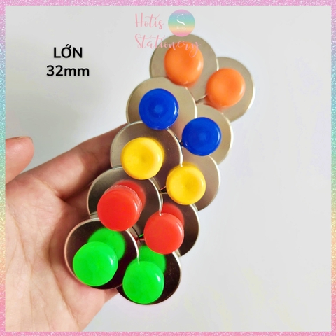 [HOTIS] Set 10 viên nam châm cục dính bảng từ, giáo cụ dạy học, tiểu học