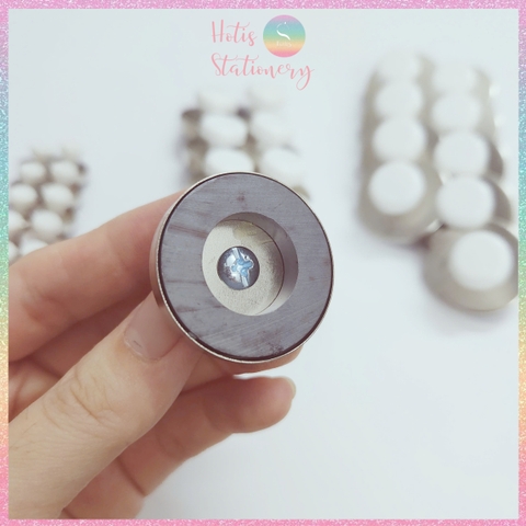 [HOTIS] Set 10 viên nam châm cục dính bảng từ, giáo cụ dạy học, tiểu học