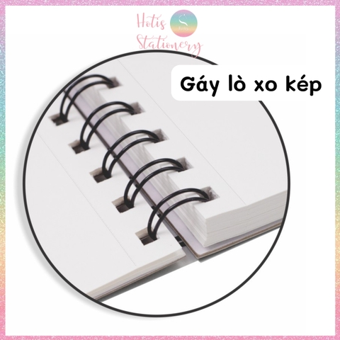 [HOTIS] Sổ Vẽ Phác Thảo Giấy Trơn Sketchbook KLONG A5 A4 50 Tờ 150gsm - Chất Giấy Dày, Trơn Mượt, Lò Xo Tiện Lợi