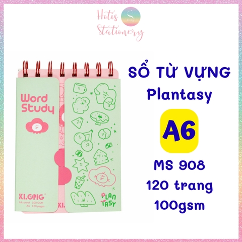 [HOTIS] Sổ học từ vựng Word Study KLong A6 - 120 trang