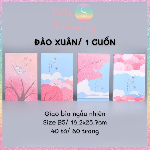 [HOTIS] Tập vở học sinh, sinh viên kẻ ngang B5 - 40 tờ/ 80 trang