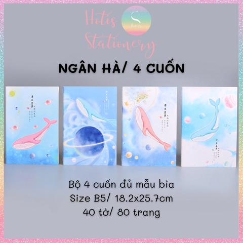 [HOTIS] Tập vở học sinh, sinh viên kẻ ngang B5 - 40 tờ/ 80 trang