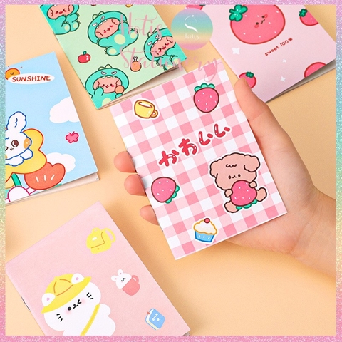 [HOTIS] Combo 10 quyển sổ tay mini bỏ túi dùng để ghi chú