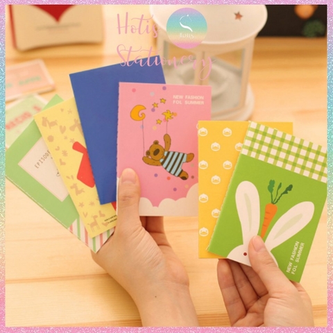 [HOTIS] Combo 10 quyển sổ tay mini bỏ túi dùng để ghi chú