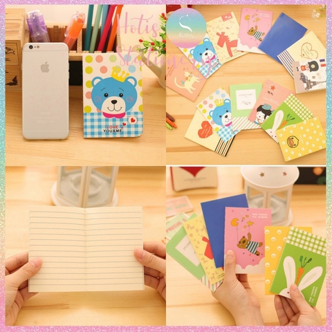 [HOTIS] Combo 10 quyển sổ tay mini bỏ túi dùng để ghi chú