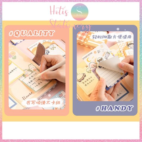 [HOTIS] Set 30 tờ giấy ghi chú, giấy note in màu hoạt hình