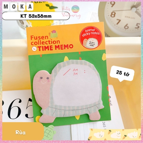 [HOTIS] Giấy note mini Noel Giáng Sinh MOKA hình thú ngộ nghĩnh có keo dán