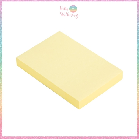 [HOTIS] Set 100 Giấy Note Deli Sticky Notes giấy ghi chú vàng, giấy nhớ, phân trang - 1 tệp