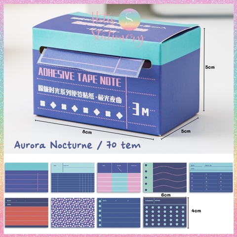 [HOTIS] Nhãn dán giấy ghi chú đóng hộp Sticky Note dễ thương - Nhiều mẫu