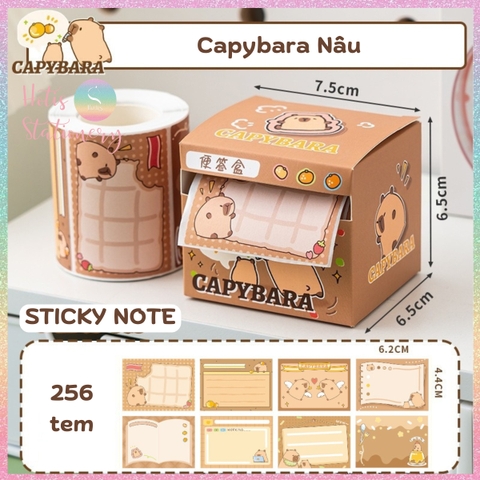 [HOTIS] Nhãn dán giấy ghi chú đóng hộp Sticky Note dễ thương - Nhiều mẫu