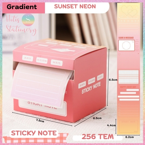 [HOTIS] Nhãn dán giấy ghi chú đóng hộp Sticky Note dễ thương - Nhiều mẫu