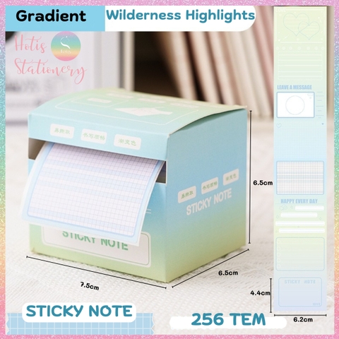 [HOTIS] Nhãn dán giấy ghi chú đóng hộp Sticky Note dễ thương - Nhiều mẫu