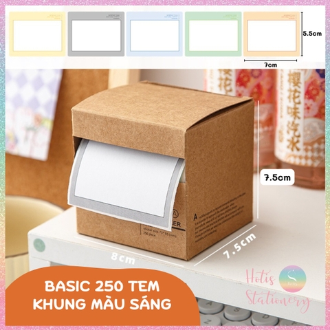 [HOTIS] Nhãn dán giấy ghi chú đóng hộp Sticky Note dễ thương - Nhiều mẫu