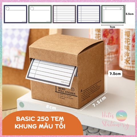 [HOTIS] Nhãn dán giấy ghi chú đóng hộp Sticky Note dễ thương - Nhiều mẫu