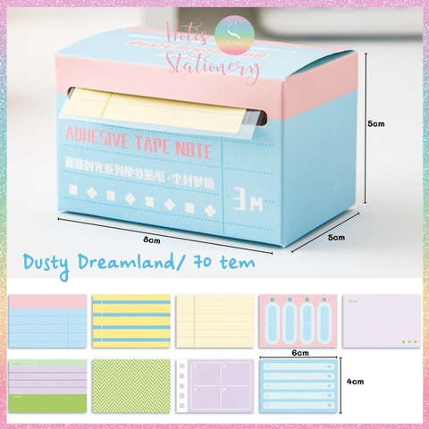 [HOTIS] Nhãn dán giấy ghi chú đóng hộp Sticky Note dễ thương - Nhiều mẫu