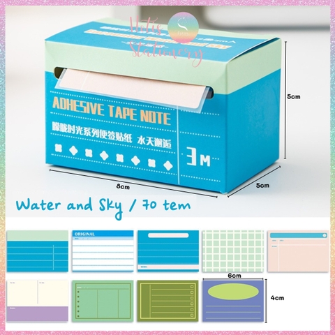 [HOTIS] Nhãn dán giấy ghi chú đóng hộp Sticky Note dễ thương - Nhiều mẫu