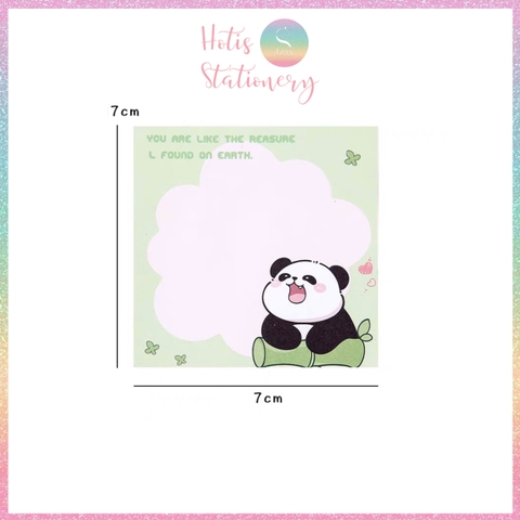[HOTIS] Tệp 50 tờ Giấy note Capybara, giấy ghi chú hoạt hình đáng yêu, giấy nhớ nhiều mẫu