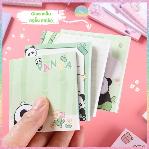 [HOTIS] Tệp 50 tờ Giấy note Capybara, giấy ghi chú hoạt hình đáng yêu, giấy nhớ nhiều mẫu