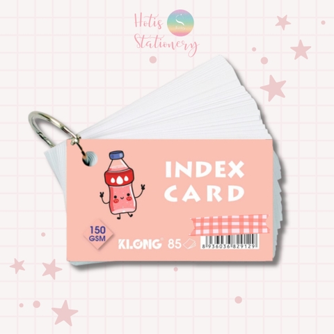 [HOTIS] Flashcard A7 học từ vựng vocabulary ghi nhớ Tiếng Anh, công thức toán học