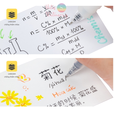 [HOTIS] Flashcard A7 học từ vựng vocabulary ghi nhớ Tiếng Anh, công thức toán học
