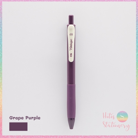 [HOTIS] 25 màu - Bút gel bấm màu vintage ngòi 0.5mm DS-099 Light Retro Gel Pen - 1 cây