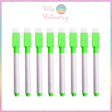 [HOTIS] Set 8 cây Bút lông viết bảng trắng xóa được, bút dạ viết bảng nhiều màu, tiện dụng an toàn
