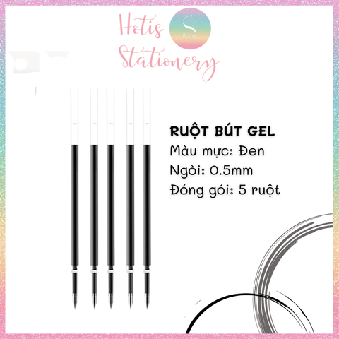 [HOTIS] Bút bi gel bấm Time-Space Dianshi cao cấp, chống ồn, thiết kế tối giản, sang trọng