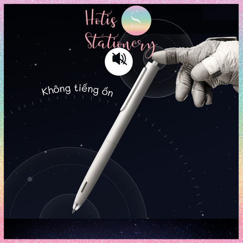 [HOTIS] Bút bi gel bấm Time-Space Dianshi cao cấp, chống ồn, thiết kế tối giản, sang trọng