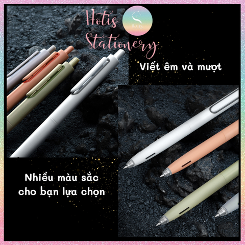 [HOTIS] Bút bi gel bấm Time-Space Dianshi cao cấp, chống ồn, thiết kế tối giản, sang trọng
