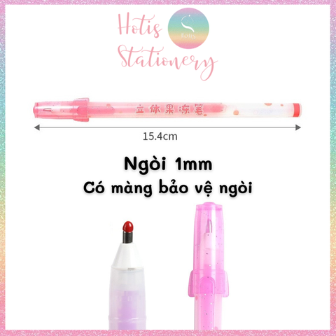 [HOTIS] 12 MÀU - Bút Jelly 3D Chotune ngòi 1mm vẽ tranh, tô màu trên nhiều chất liệu