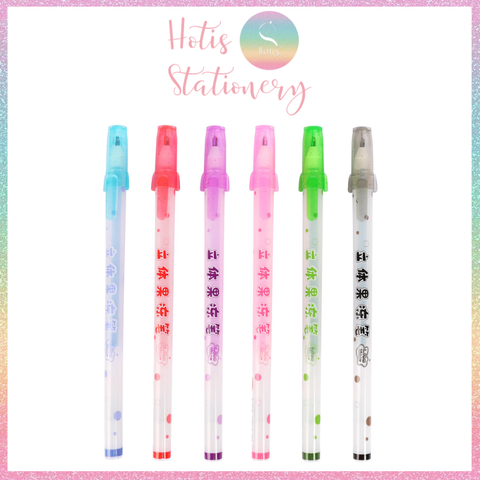 [HOTIS] 12 MÀU - Bút Jelly 3D Chotune ngòi 1mm vẽ tranh, tô màu trên nhiều chất liệu