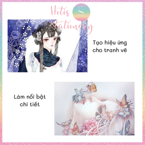 [HOTIS] 7 MÀU - Bút gel màu Highlight Pen Haocai Ngòi 0.8mm dùng viết chữ tiêu đề, vẽ tranh, tạo hiệu ứng