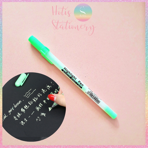 [HOTIS] 7 MÀU - Bút gel màu Highlight Pen Haocai Ngòi 0.8mm dùng viết chữ tiêu đề, vẽ tranh, tạo hiệu ứng