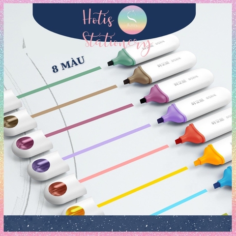 [HOTIS] Bút highlight dạ quang DS-8154 Time Capsule Soft Tip tàu vũ trụ